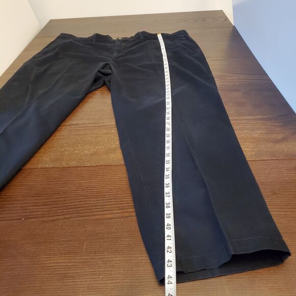 Farah Vtg Elm Chino Trousers Mens 48x32 Black Khaki Stretch Pant NWOT MSRP‎ $199 - Picture 7 of 16